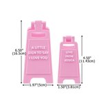 Personalized 3D Printed Text A-Shaped Mini Love Sign Desk Decor Valentine's Day Anniversary Gift for Couples