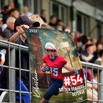Manta personalizada multicolor con nombre y número para el campo de fútbol Decoración del hogar Regalo para la noche de graduación para amantes de los deportes de pelota