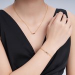 Collana personalizzata con baccello di piselli 2-6 pietre di nascita Braccialetto Gioielli di famiglia delicato Compleanno Regalo per la festa della mamma Nonna