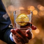 Decanter per whisky a tema calcistico personalizzato con nome Regalo di compleanno e anniversario per gli amanti del whisky