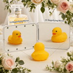 Personalized Crystal Birth Flower Butterfly LED Makeup Pocket Mirror with Name Travel Daily Use Birthday Wedding Gift for Women Besties Brides