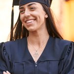 Collier avec pendentif en forme de coeur avec le nom, l'initiale et l'année Cadeau de fin d'études pour les diplômés de la classe 2025 2026