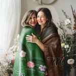 Gepersonaliseerde Vintage Geboortebloem Zachte Deken met 1 tot 12 Namen Woondecoratie Verjaardag- en Kerstcadeau voor Mama of Oma