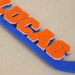 Personalisierte Multicolor Hockey Stick Keychain mit Namen und Nummer täglichen Gebrauch Geburtstagsgeschenk für Hockey-Liebhaber