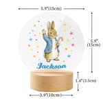 Personalised Multi-Pattern Acrylic Easter LED Night Light with Name Daily Use Easter Gift for Boys Girls