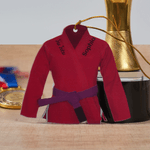 Personalized Jiu-Jitsu Uniform Acrylic Ornament with Name Home Decoration Jiu-Jitsu Gym Class Gift for Jiu-Jitsu Enthusiasts Students