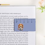 Personalised Reading Animal Ruler Design Magnetic Bookmark Clip with Name Birthday Back to School Gift for Kids Bookworms