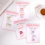 Personalisierte Vintage Daisy Themed bunten Namen magnetische Lesezeichen Clips zurück zu Schule Geburtstag Geschenk für Buchliebhaber Studenten