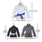 Personalized Jiu-Jitsu Uniform Acrylic Ornament with Name Home Decoration Jiu-Jitsu Gym Class Gift for Jiu-Jitsu Enthusiasts Students