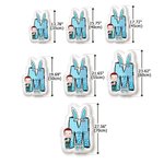 Personalisierte niedliche Cartoon Kind Charakter Initial geformt werfen Kissen Home Decor Geburtstagsgeschenk für Jungen Mädchen