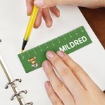 Personalised Reading Animal Ruler Design Magnetic Bookmark Clip with Name Birthday Back to School Gift for Kids Bookworms