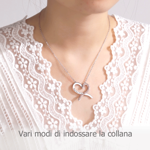 Collana personalizzata con pietre di nascita e nomi incisi,  tema infinito, simbolo di amore eterno, Regalo di San Valentino per donne