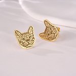 Gepersonaliseerde huisdier gezicht foto stud oorbellen sierlijke sieraden verjaardag jubileum herdenkingscadeau voor huisdier liefhebber