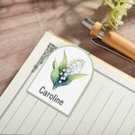 Gepersonaliseerde Geboortebloem Magnetische Bladwijzer Clip met Naam Verjaardag Verjaardagscadeau voor vrouwen Book Lovers Bookworms