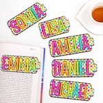 Marque-page magnétique personnalisé avec nom Cadeau d'anniversaire pour les amoureux des livres