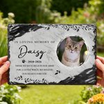 Personalized Pet Memorial Photo Garden Stone with Name and Year Courtyard Decor Pet Keepsake Gift for Pet Owners Garden Lovers