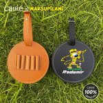 Personalized Classic Long-Tailed Marsupilami Golf Tee Storage Bag Tag with Name Golf Club Birthday Gift for Golf Players | Callie × Marsupilami®