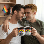 Personalised Funny Rude I'm Gay Rainbow Face Photo 12 oz Thermochromic Ceramic Coffee Mug with Name Pride Month Birthday Gift for Gay Men
