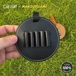 Personalized Classic Long-Tailed Marsupilami Golf Tee Storage Bag Tag with Name Golf Club Birthday Gift for Golf Players | Callie × Marsupilami®