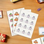 Personalized Cute Animal Waterproof Stickers Labels with Name Stationery Marking Back to School Birthday Gift for Kids Students