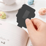 Personalized Cartoon Character Easter Magnetic Bookmark Clip with Name and Initial Easter Birthday Gift for Kids Bookworms