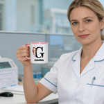 Personlig sykepleier lege tegneserie karakter keramisk kaffekrus med navn Daglig bruk bursdagsgave til medisinsk personale