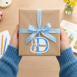 Gepersonaliseerde Schattige Peter Konijn Initiaal Waterdichte Sticker met Naam Cadeau Decoratie Paasfeest Favors voor Kinderen