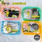 Personalized Cute Long Tailed Marsupilami Flower Cosmetic Bag Daily Use Birthday Christmas Gift for Her | Callie × Marsupilami®