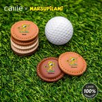 Personalized Classic Long-Tailed Marsupilami Magnetic Golf Ball Marker with Name Golf Club Father's Day Gift for Golf Lovers | Callie × Marsupilami®