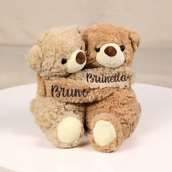 Orsetto di peluche profumato personalizzato con nome - Regalo romantico per San Valentino e anniversario per coppie