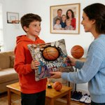 Personalized Ball Sport Design Soft Throw Pillow Cover with Name and Number Home Decor Birthday Gift for Ball Players Lovers