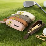 Personalised Cartoon Marsupilami PU Leather Coin Handbag with Name Golf Ball Stud Storage Birthday Father's Day Gift for Golfer | Callie × Marsupilami®