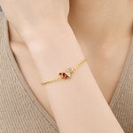 Personalisierte Schmetterling Birthstone Armband Zierliche Schmuck Geburtstag Muttertag Jahrestag Geschenk für Frauen Mütter