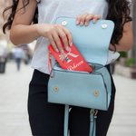 Portafoglio da polso pieghevole in pelle PU personalizzato con nome e più scomparti - Regalo di compleanno e anniversario per donne