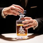 Personalized Rock Guitarist Whiskey Decanter with Engraved Name Father's Day Birthday Gift for Men Guitar Players