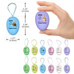 Personalized Cute Bunny Chick Multicolour Plastic Hanging Easter Egg Ornaments with Name Pack of 12 Pcs Home Outside Decor Easter Gift for Kids Family