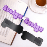 Gepersonaliseerde Multi-Color Retro Leuke Magnetische Bladwijzer Clip met Naam Dagelijks Lezen Verjaardagscadeau voor boekenliefhebbers Boekenwurmen