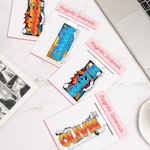 Henkilökohtainen Comic Style värillinen Letter Magnet kirjanmerkki Clip nimi Syntymäpäivä takaisin kouluun lahja Bookwormsille