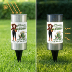 Stivali personalizzati Fiore di nascita Personaggio dei cartoni animati Impermeabile Luce solare da giardino con nome rimovibile Uso giardino Regalo di compleanno per gli amanti del giardinaggio