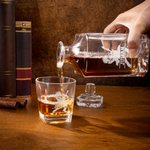 Personalized Rock Guitarist Whiskey Decanter with Engraved Name Father's Day Birthday Gift for Men Guitar Players