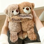 Orsetto di peluche profumato personalizzato con nome - Regalo romantico per San Valentino e anniversario per coppie