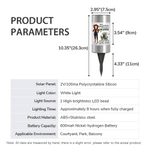 Stivali personalizzati Fiore di nascita Personaggio dei cartoni animati Impermeabile Luce solare da giardino con nome rimovibile Uso giardino Regalo di compleanno per gli amanti del giardinaggio