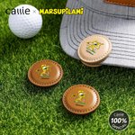 Personalized Classic Long-Tailed Marsupilami Magnetic Golf Ball Marker with Name Golf Club Father's Day Gift for Golf Lovers | Callie × Marsupilami®