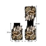 Personalisiertes magnetisches Retro-Lesezeichen im Bücher-Drache-Design mit Namen Buch-Accessoire Geburtstag Geschenk für Fantasy-Fans Bücherwürmer