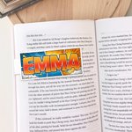 Henkilökohtainen Comic Style värillinen Letter Magnet kirjanmerkki Clip nimi Syntymäpäivä takaisin kouluun lahja Bookwormsille