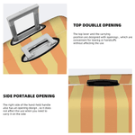 Personalised Multicolor Stripe Design 18-32 Inches Luggage Cover with Name and Text Travel Accessories Birthday Gift for Family Friends