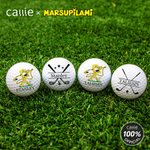 Personalized Long-Tailed Leopard Marsupilami Golf Ball with Initial and Name Birthday Gift for Golf Lovers Players | Callie × Marsupilami®