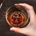 Gepersonaliseerd 295 ml Whiskeyglas met Naam Keukenaccessoires voor Thuis Vaderdag Verjaardagscadeau voor Whiskey- en Wijnliefhebbers