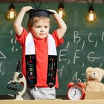 Personalised Classroom Theme Kindergarten Graduation Stoles Gown with Name and Grade Class of 2026 Graduation Gift for Kids