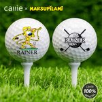 Personalized Long-Tailed Leopard Marsupilami Golf Ball with Initial and Name Birthday Gift for Golf Lovers Players | Callie × Marsupilami®